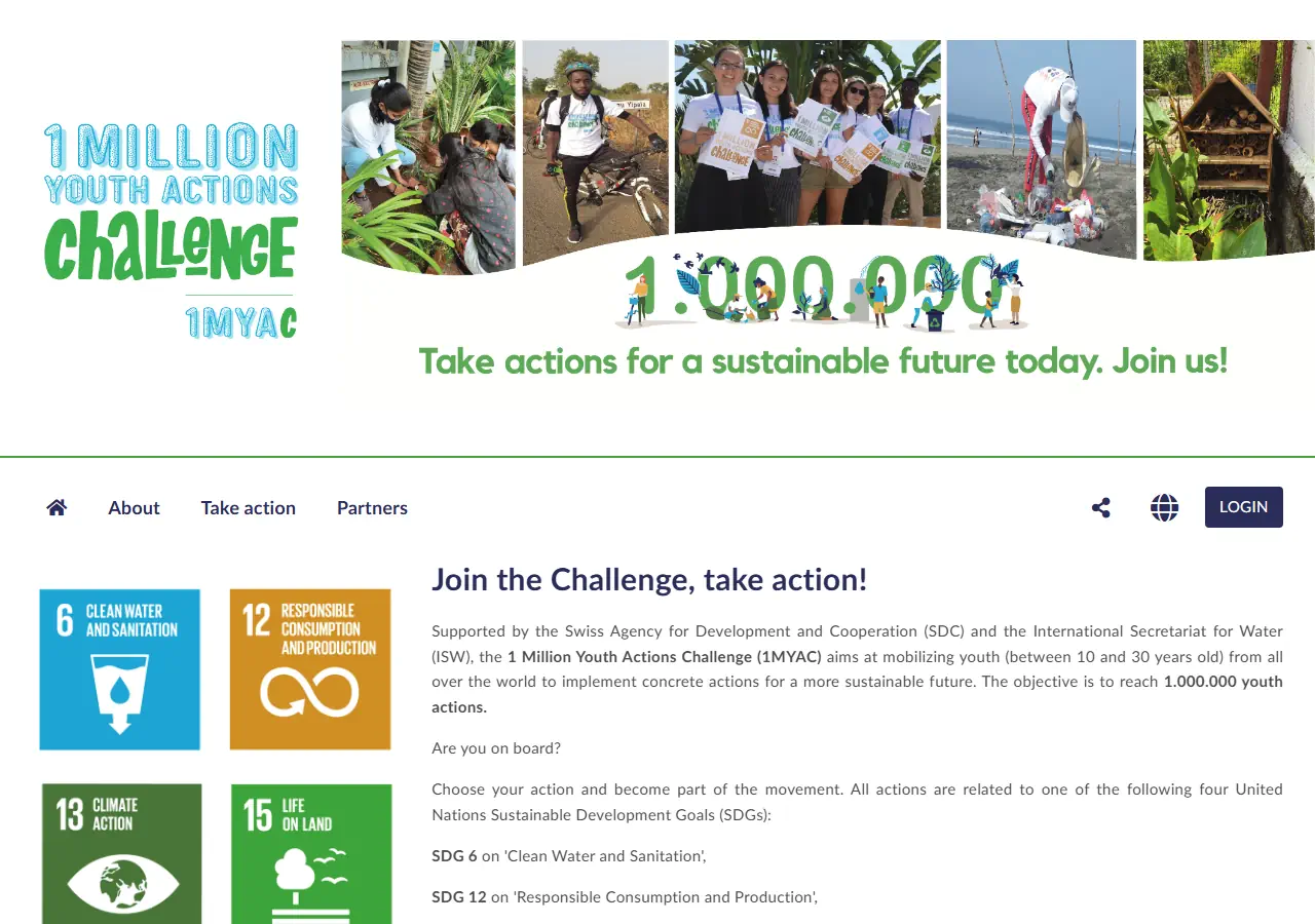 1 Million Youth Actions Challenge (1MYAC)