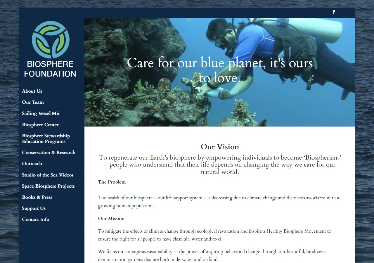 Biosphere Foundation preview