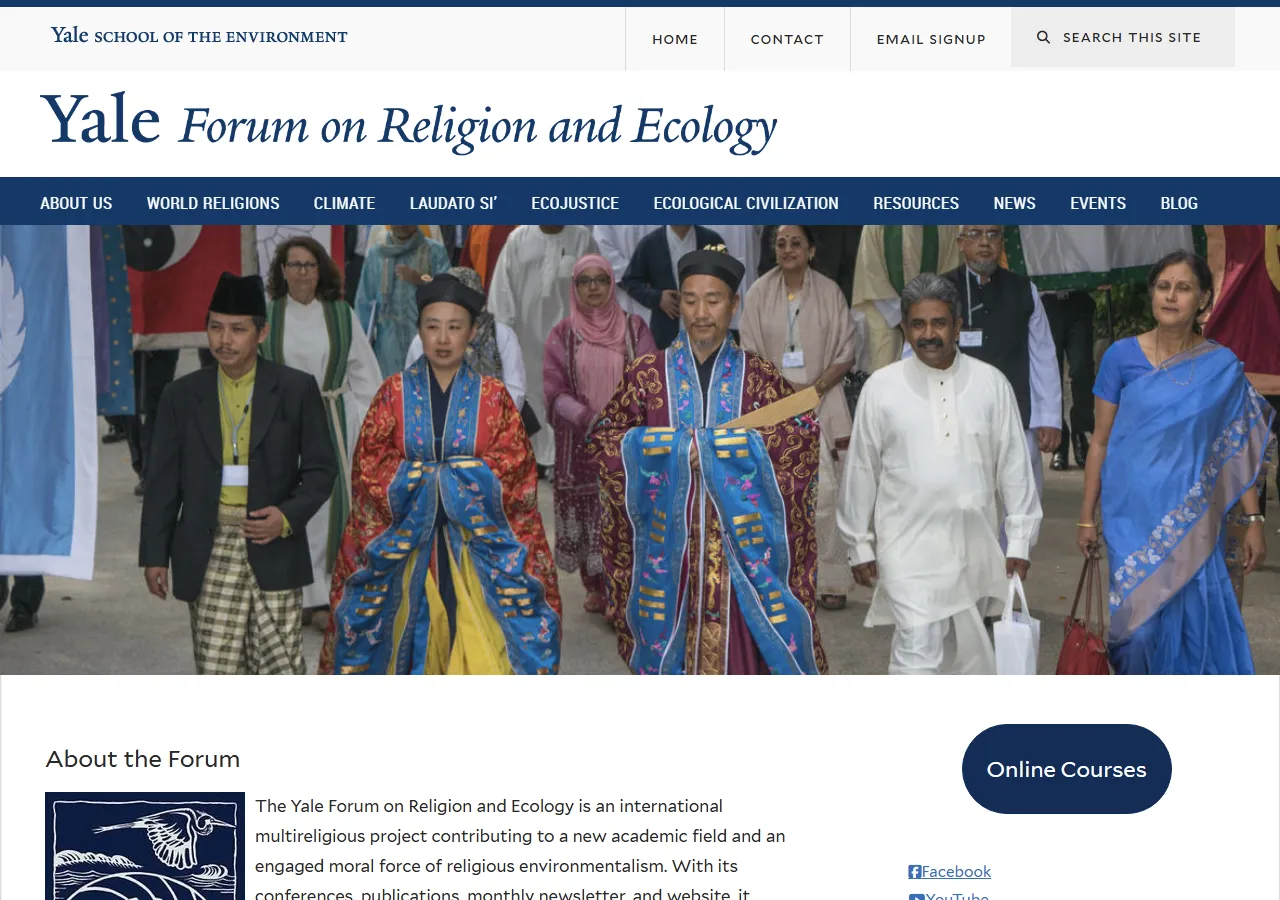 Yale Forum on Religion and Ecology
