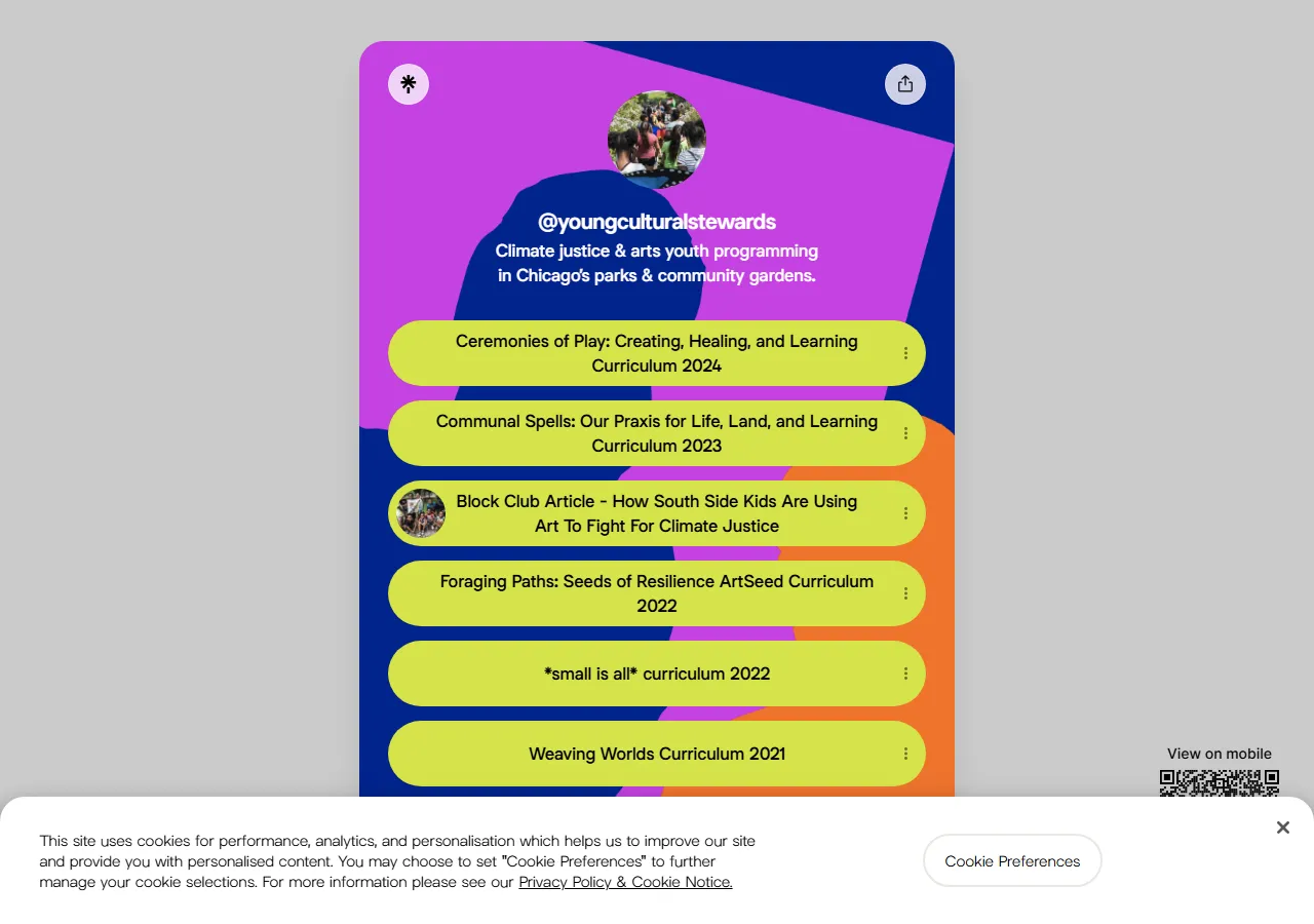 Young Cultural Stewards (YCS) preview