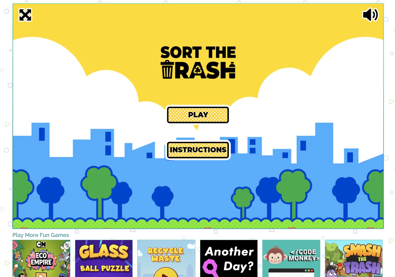 Sort The Trash Game preview