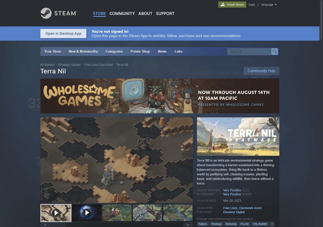 Terra Nil preview