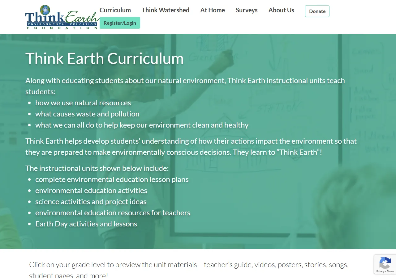 Think Earth Foundation preview